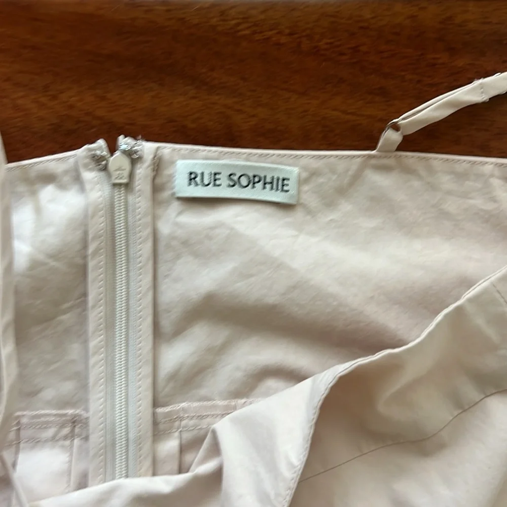 NWOT Lisse Flutter Pepum Top Blush color Large Clean/Feminine/Chic - Picture 7 of 7